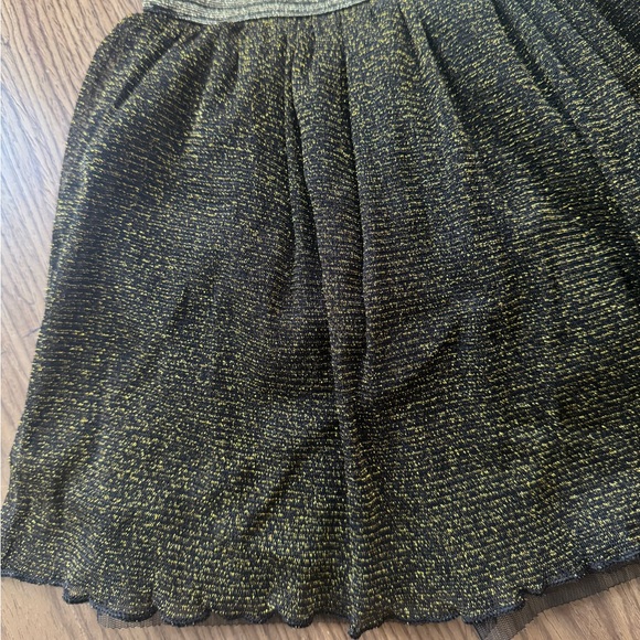 3 FOR $15 - Black and gold tutu skort - skirt with built in bike shorts - Picture 2 of 4